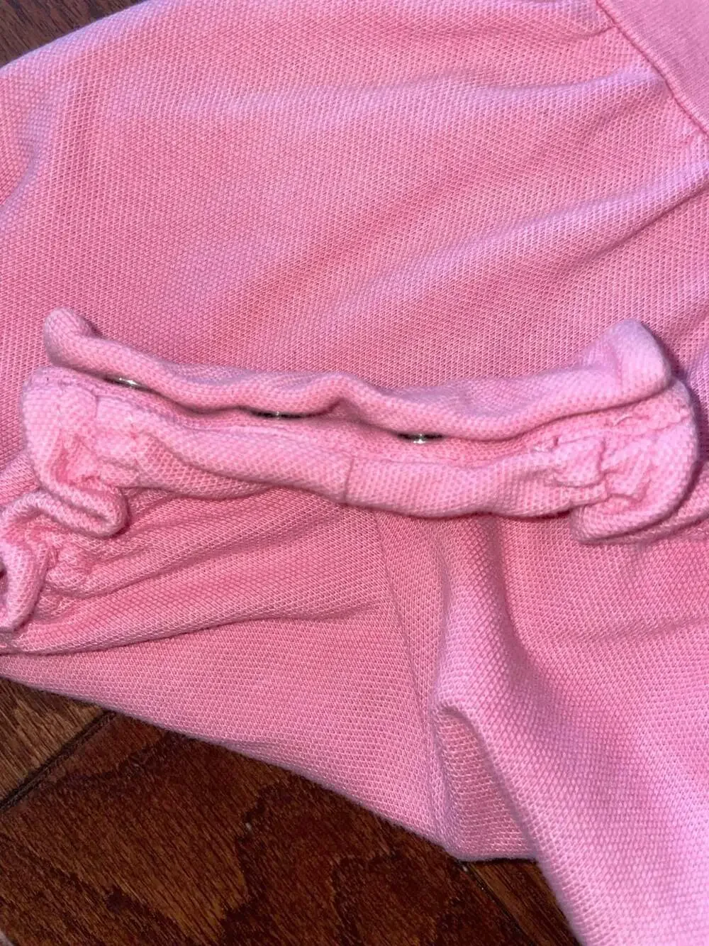 Ralph Lauren Preppy Coquette Pink Bubble Romper 24M Girls